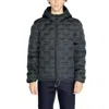 Replay Blue Polyester Jackets & Men's Coat In Blue
