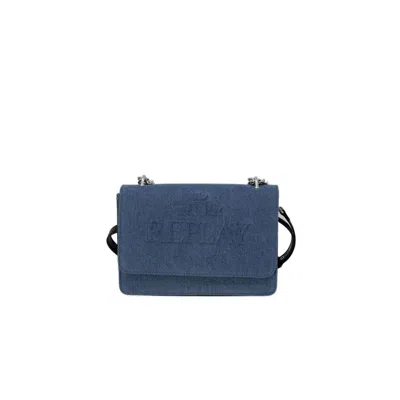 Replay Blue Polyester Shoulder Women's Bag