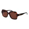 Replay Brown Plastic Sunglasses In Brown