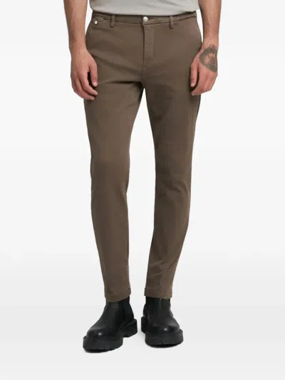 Replay Button Jeans In Brown