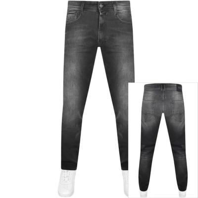 Replay Comfort Fit Rocco Jeans Dark Wash Grey