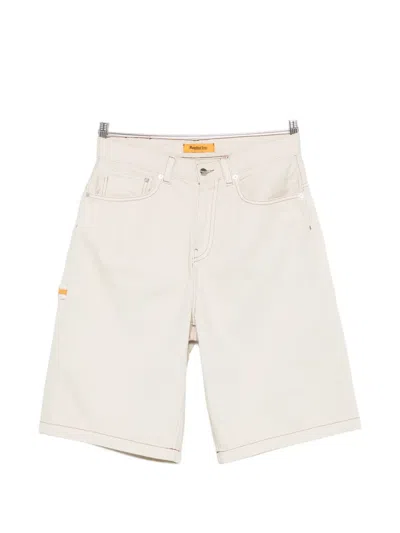 Replay Contrast-stitch Shorts In Multi