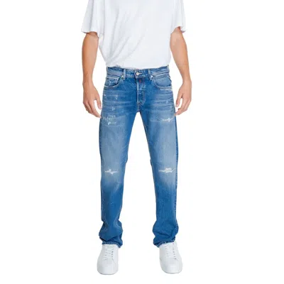 Replay Cotton Jeans & Men's Pant In Blue