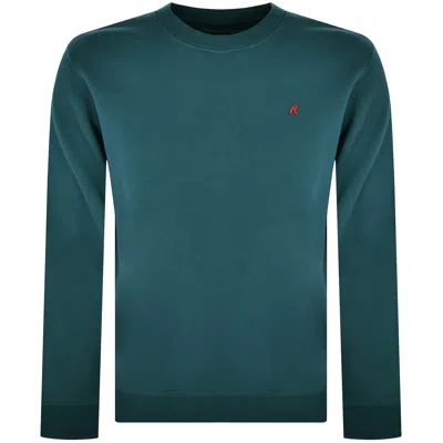 Replay Crew Neck Sweatshirt Blue