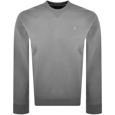 Replay Crew Neck Sweatshirt Grey In Gray