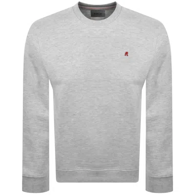Replay Crew Neck Sweatshirt Grey In Gray