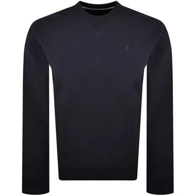 Replay Crew Neck Sweatshirt Navy
