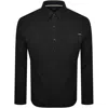 Replay Denim Look Long Sleeved Shirt Black In Black