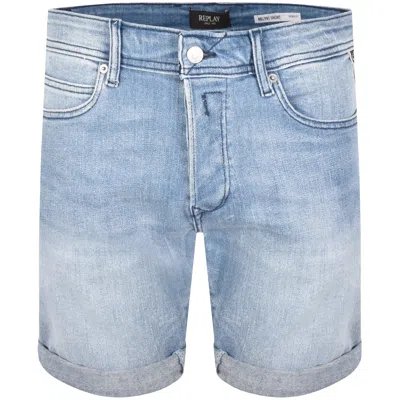 Replay Denim Shorts Blue