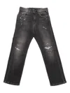 Replay Distressed-detail Jeans In Black