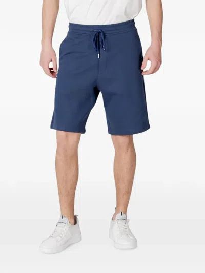 Replay Drawstring-waist Jersey Shorts In Animal Print