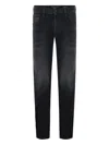 Replay Faded-finish Jeans In Black
