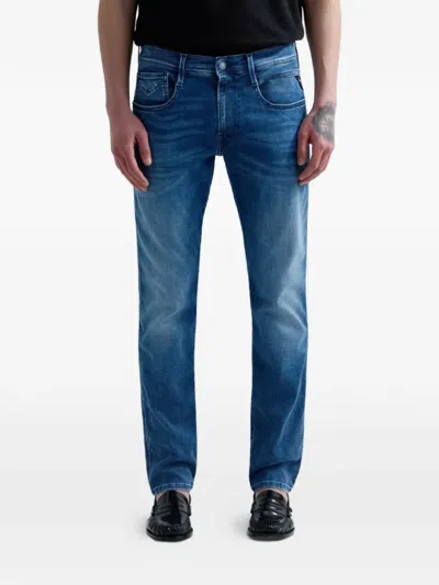 Replay Five-pocket Jeans In Blue