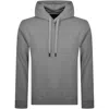 Replay Fleece Hoodie Lead Grey In Gray