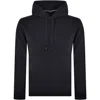 Replay Fleece Hoodie Night Blue In Navy