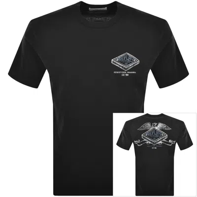 Replay Graphic T Shirt Black