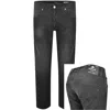 Replay Grover Straight Fit Jeans Black In Black