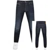 REPLAY REPLAY GROVER STRAIGHT FIT JEANS DARK WASH NAVY