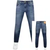 REPLAY REPLAY GROVER STRAIGHT FIT JEANS MID WASH BLUE