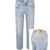 Replay Grover Straight Fit Light Wash Jeans In Blue