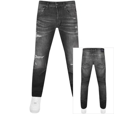 Replay Grover Straight Jeans Grey