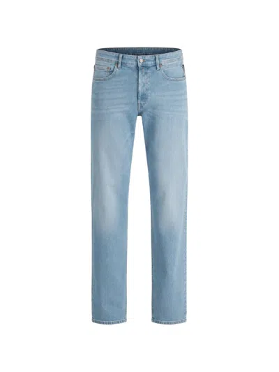 Replay Grover Straight-leg Jeans In Blue
