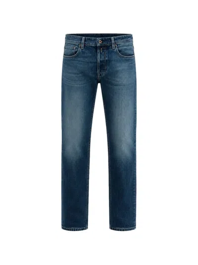Replay Grover Straight-leg Jeans In Blue