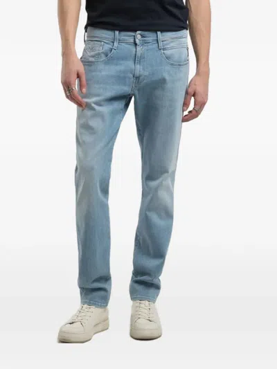 Replay Hyperflex Jeans In Blue
