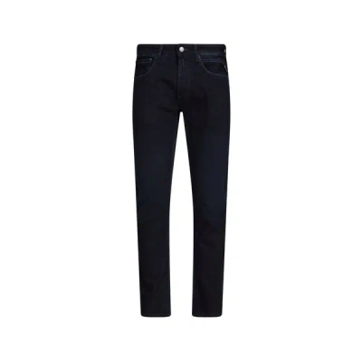 Replay Jean Slim En Coton In Blue