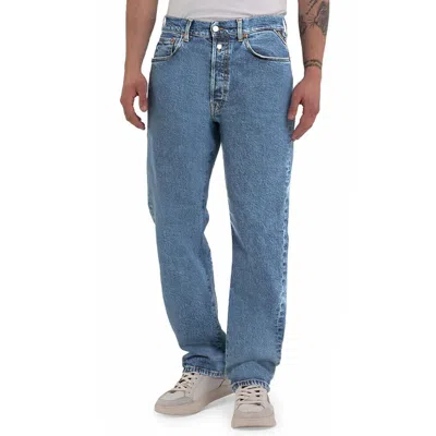 Pre-owned Replay Jeans - Men's  M9zero1 Straight Fit Denim Various Colours In Red Cast Indigo Mid