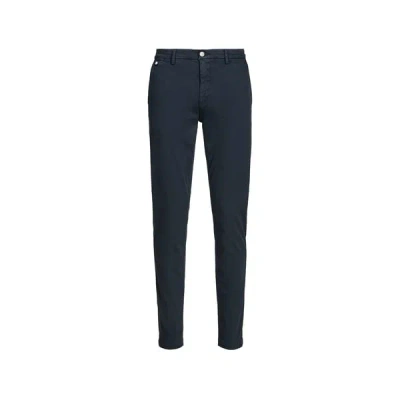 Replay Jeans Slim Uni En Coton Mélangé In Blue