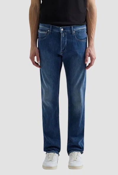 Replay Jeans Straight Fit Man Blue Medium
