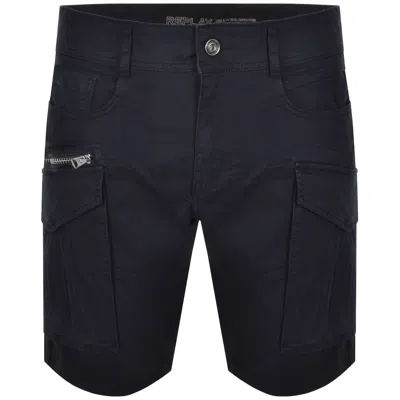 Replay Joe Cargo Shorts Navy