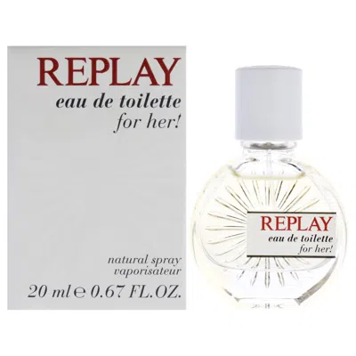 Replay Ladies For Her Edt Spray 0.67 oz Fragrances 737052199122
