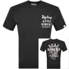 Replay Logo T Shirt Black In Black