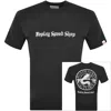 Replay Logo T Shirt Black In Black