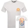 Replay Logo T Shirt Grey In Gray