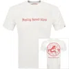 Replay Logo T Shirt White In White