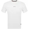 Replay Logo T Shirt White In White