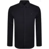 Replay Long Sleeved Shirt Navy In Navy