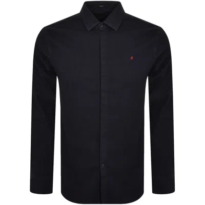 Replay Long Sleeved Shirt Navy