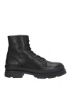Replay Man Ankle Boots Black Size 9 Leather In Black