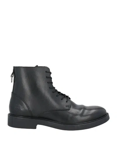 Replay Man Ankle Boots Black Size 9 Leather
