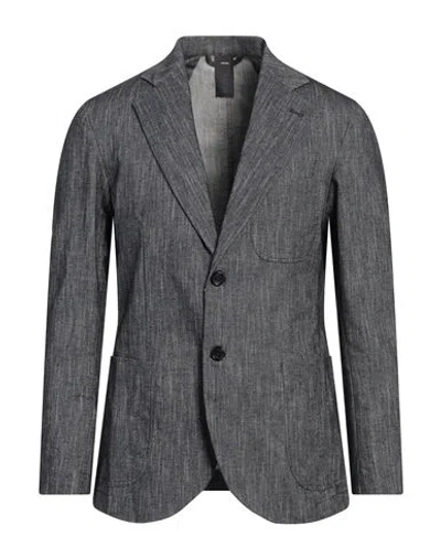 Replay Man Blazer Midnight Blue Size L Polyester, Viscose, Elastane