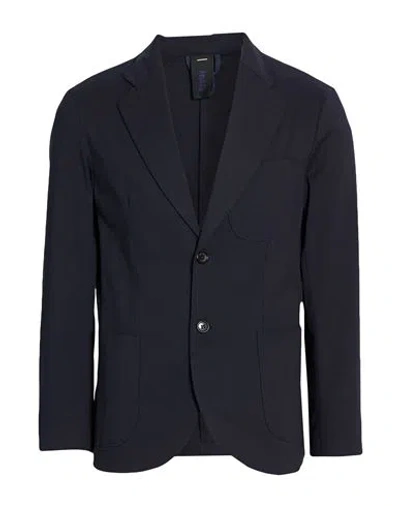 Replay Man Blazer Midnight Blue Size M Cotton, Polyester, Viscose, Elastane