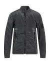 Replay Man Jacket Charcoal Size L Polyamide In Grey