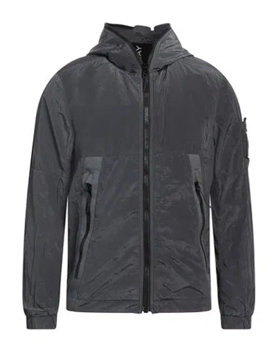 Replay Man Jacket Charcoal Size M Polyamide In Grey