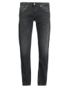 Replay Man Jeans Black Size 32w-32l Cotton, Elastane In Black