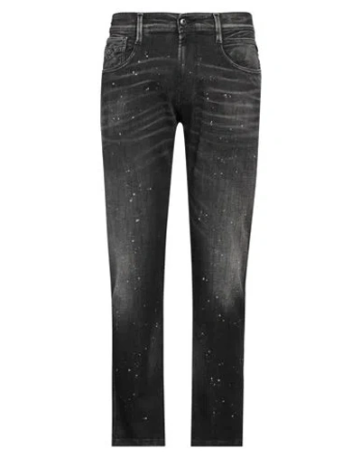 Replay Man Jeans Black Size 33w-30l Cotton, Elastane