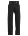Replay Mens Dark Blue M9z1 Brand-patch Straight-leg Relaxed-fit Denim Jeans In Black